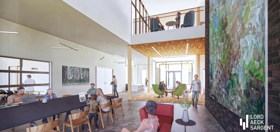 Images Trees Atlanta's modern new headquarters nears completion